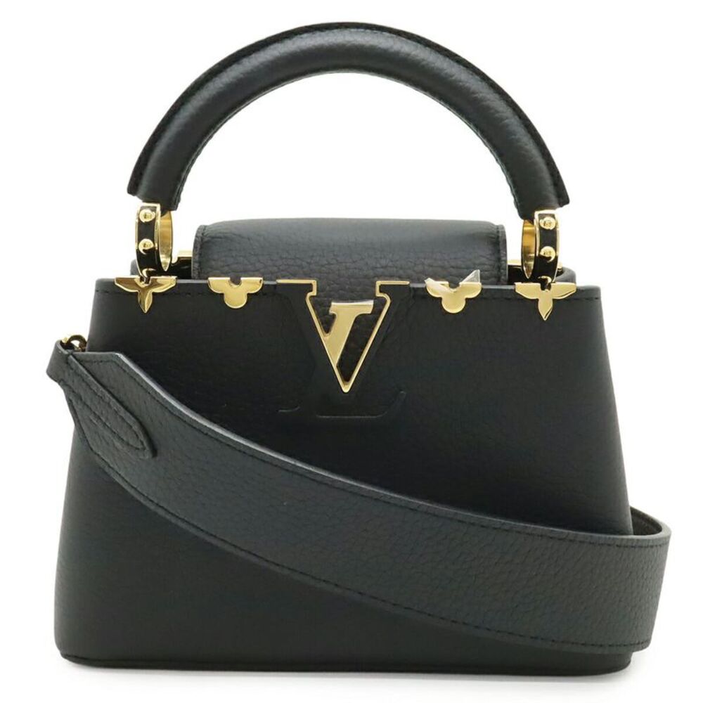 Louis Vuitton Capucines Mini Handbag Black